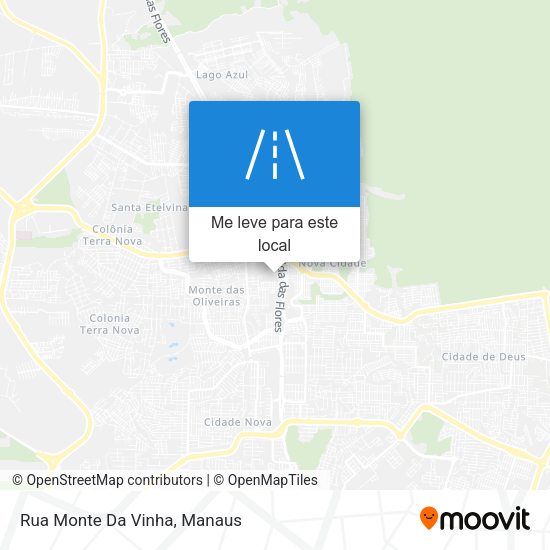 Rua Monte Da Vinha mapa
