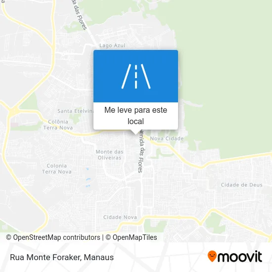 Rua Monte Foraker mapa