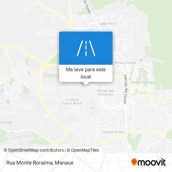 Rua Monte Roraima mapa