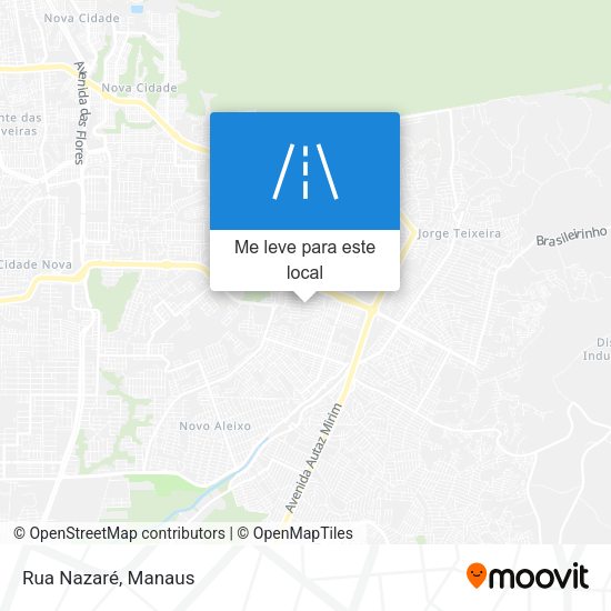 Rua Nazaré mapa
