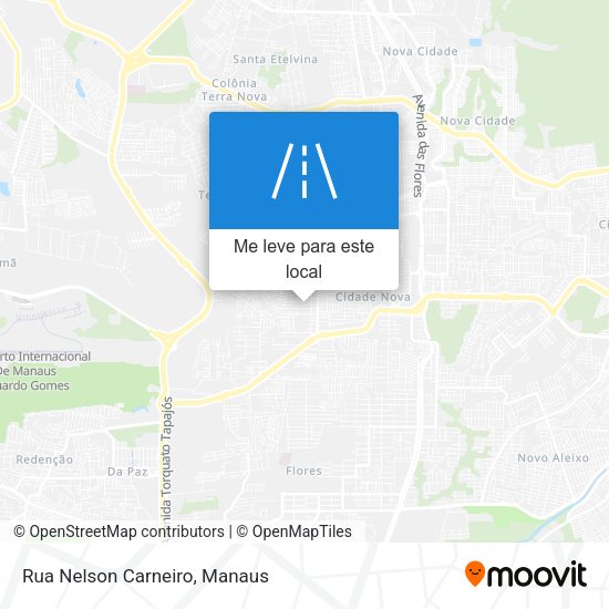 Rua Nelson Carneiro mapa
