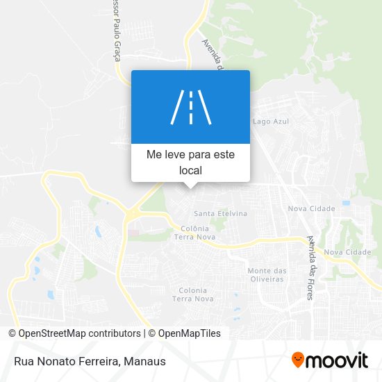 Rua Nonato Ferreira mapa