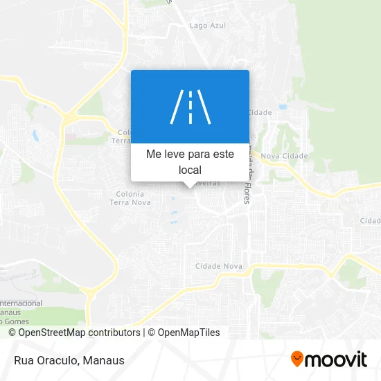 Rua Oraculo mapa
