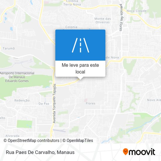 Rua Paes De Carvalho mapa