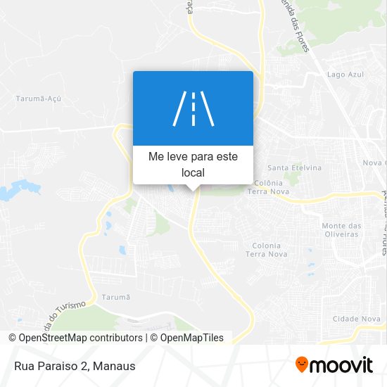 Rua Paraiso 2 mapa