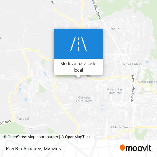 Rua Rio Amonea mapa