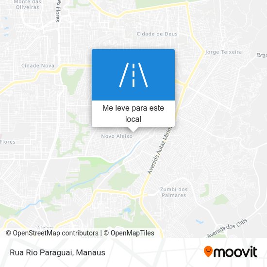 Rua Rio Paraguai mapa