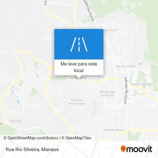 Rua Rio Silveira mapa