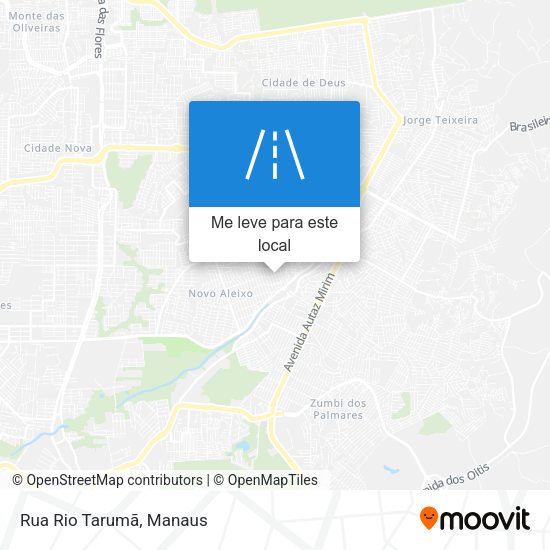 Rua Rio Tarumã mapa