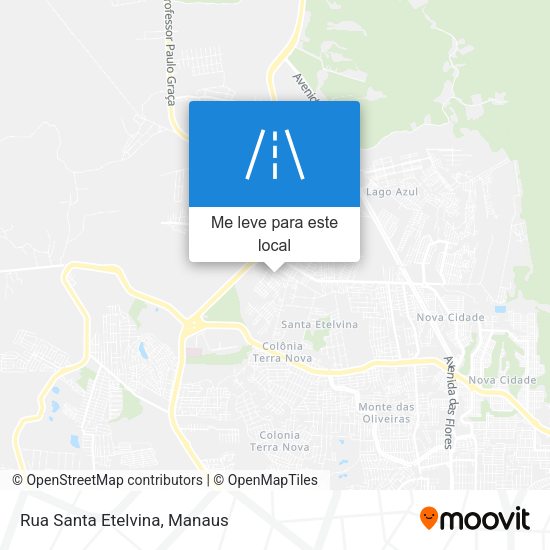 Rua Santa Etelvina mapa