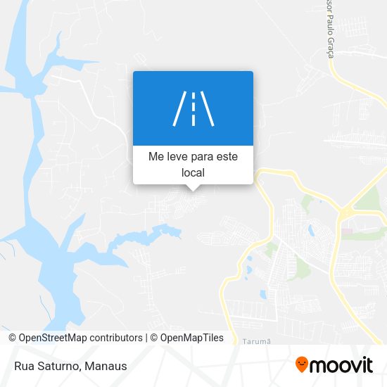 Rua Saturno mapa