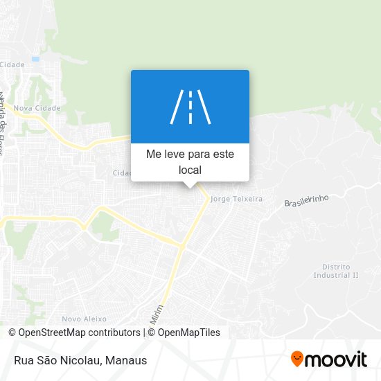 Rua São Nicolau mapa