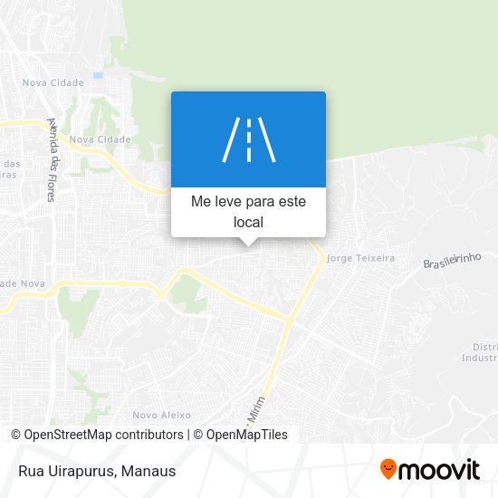 Rua Uirapurus mapa