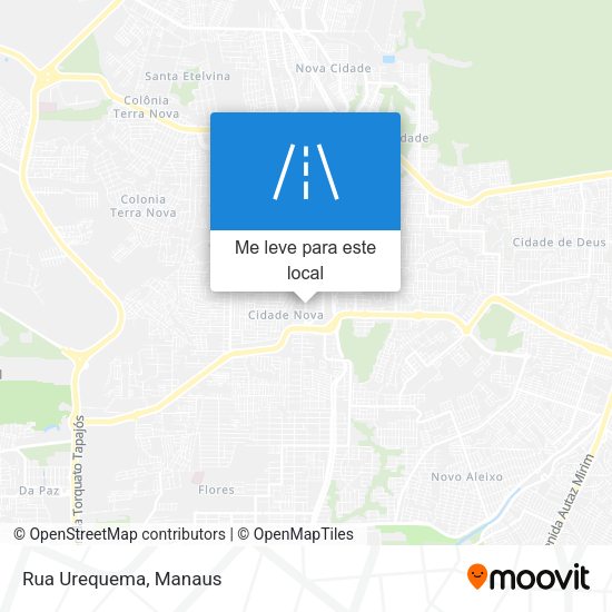 Rua Urequema mapa