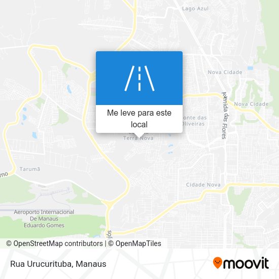 Rua Urucurituba mapa