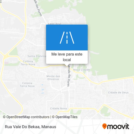 Rua Vale Do Bekaa mapa