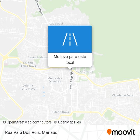 Rua Vale Dos Reis mapa
