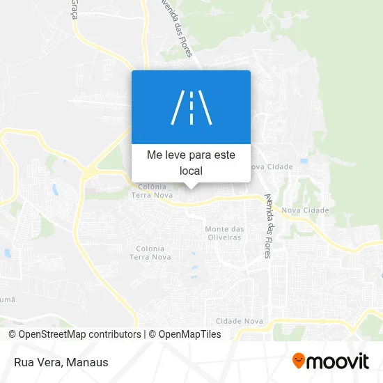 Rua Vera mapa