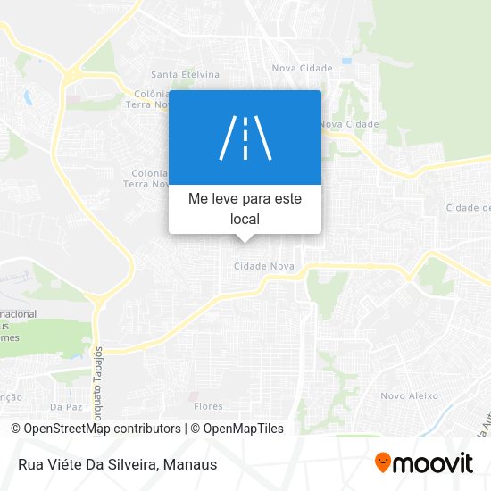 Rua Viéte Da Silveira mapa