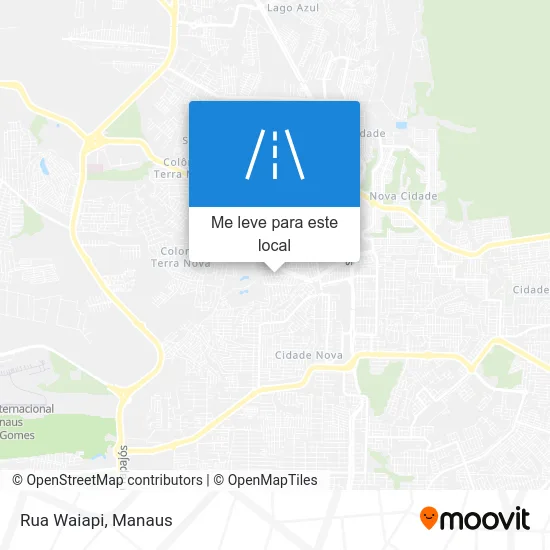 Rua Waiapi mapa