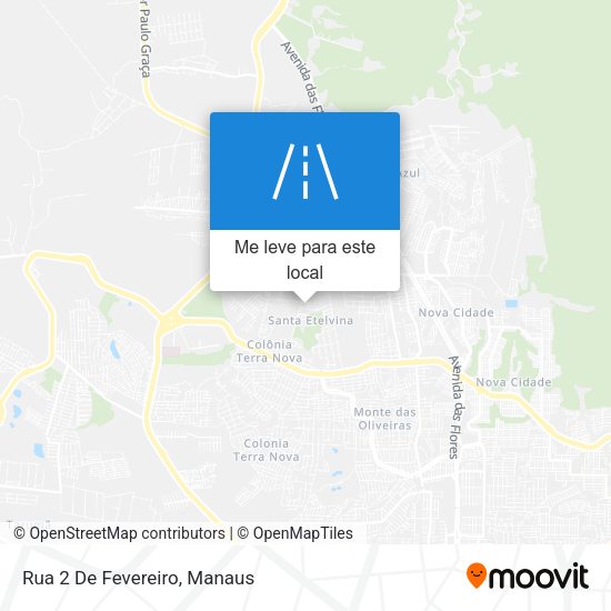 Rua 2 De Fevereiro mapa