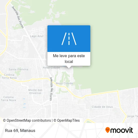 Rua 69 mapa