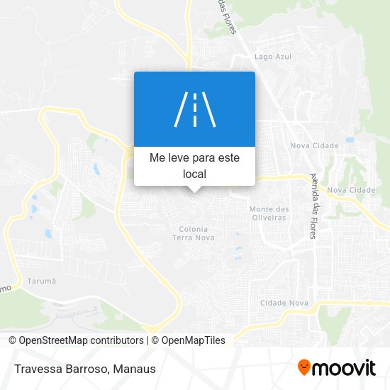Travessa Barroso mapa