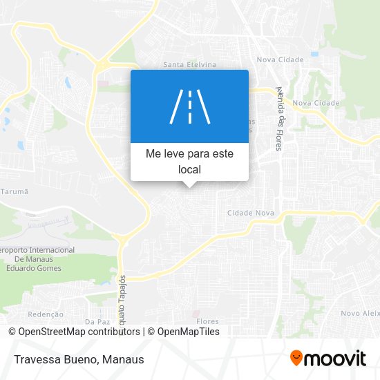 Travessa Bueno mapa