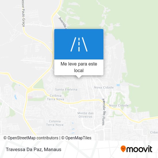 Travessa Da Paz mapa