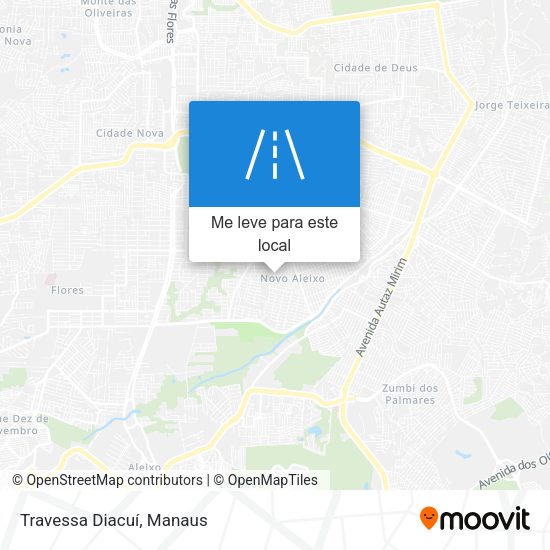 Travessa Diacuí mapa