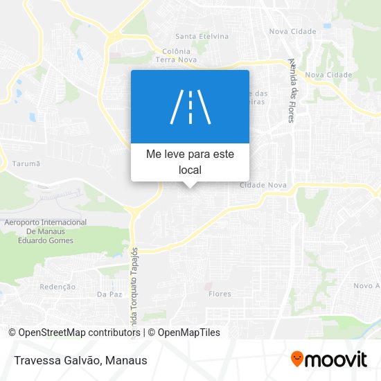 Travessa Galvão mapa