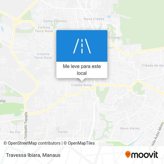 Travessa Ibiara mapa