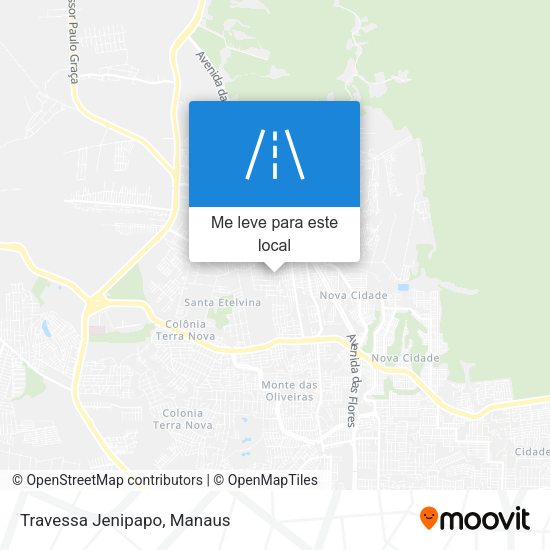 Travessa Jenipapo mapa