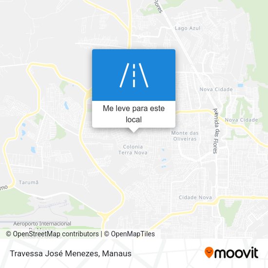 Travessa José Menezes mapa