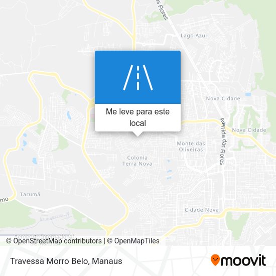 Travessa Morro Belo mapa