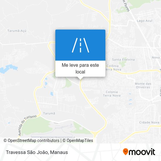 Travessa São João mapa