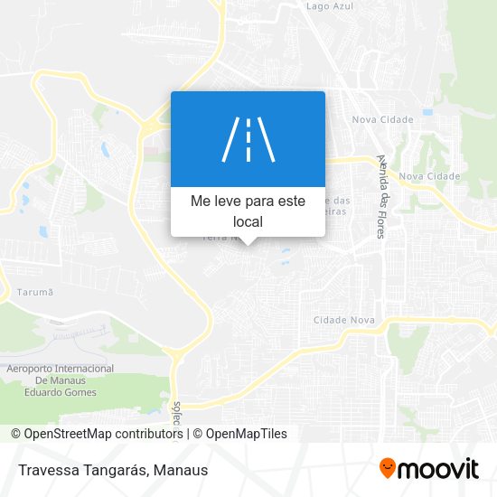 Travessa Tangarás mapa