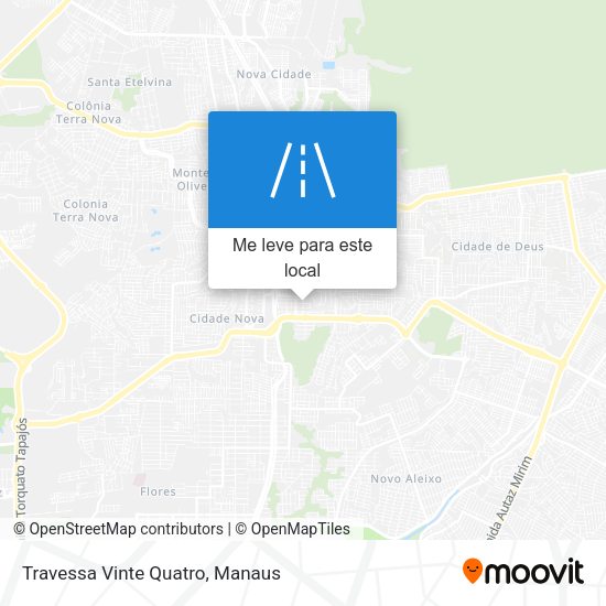 Travessa Vinte Quatro mapa