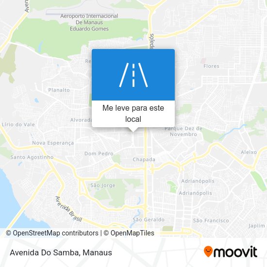 Avenida Do Samba mapa