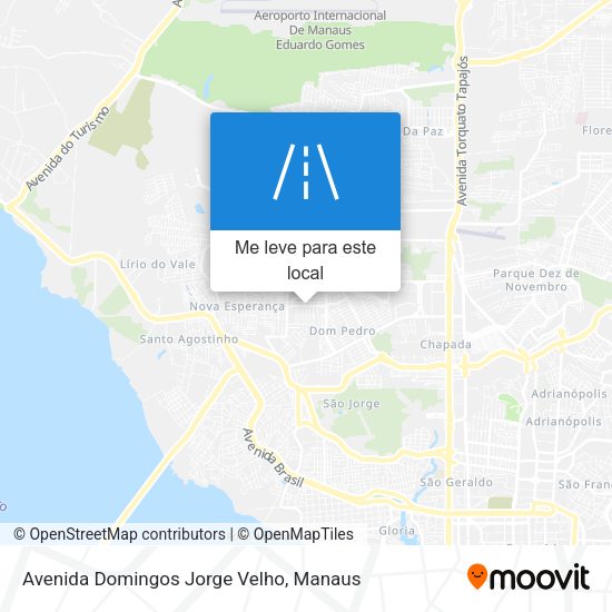 Avenida Domingos Jorge Velho mapa