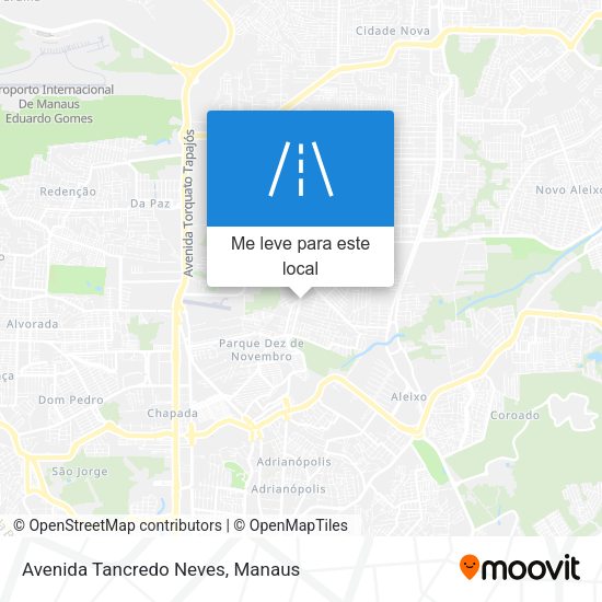 Avenida Tancredo Neves mapa