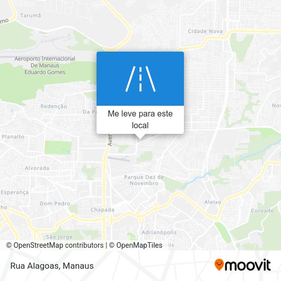 Rua Alagoas mapa
