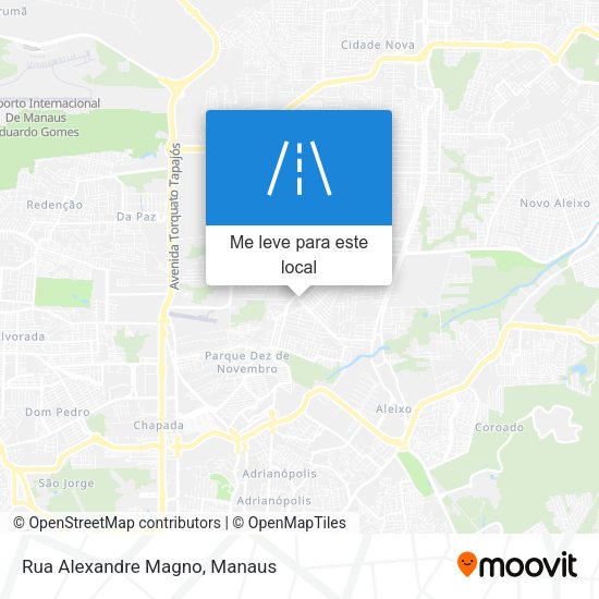 Rua Alexandre Magno mapa