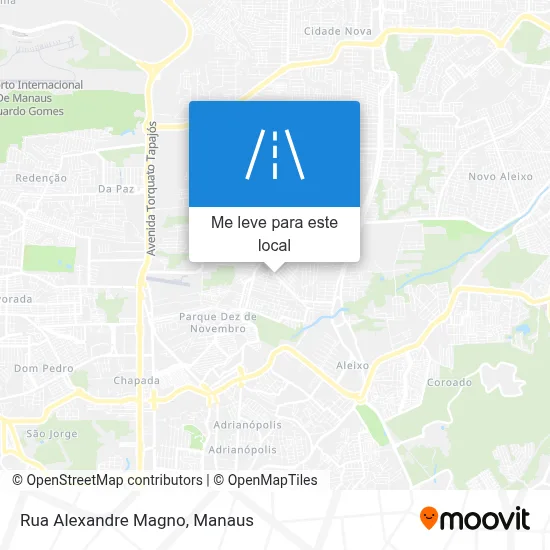 Rua Alexandre Magno mapa
