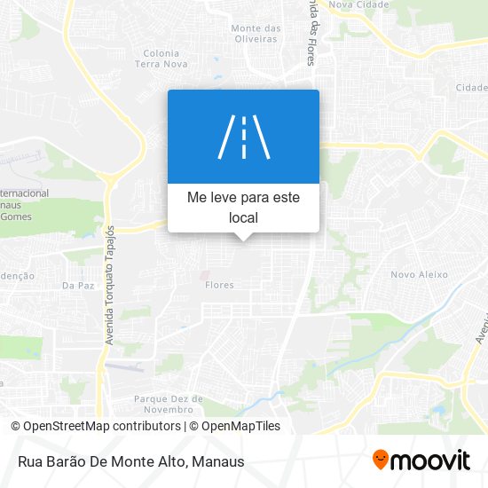 Rua Barão De Monte Alto mapa