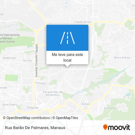 Rua Barão De Palmares mapa