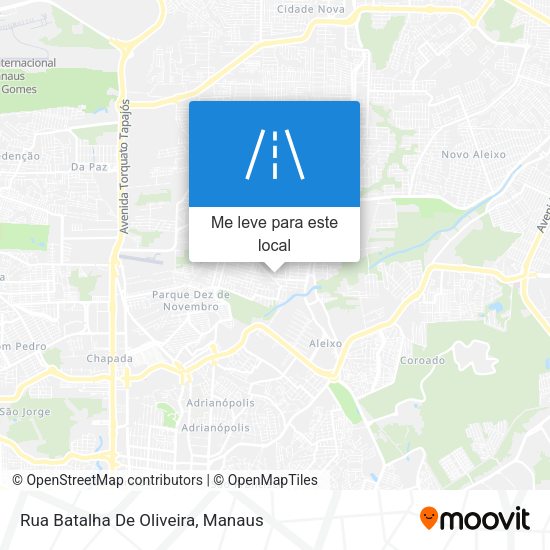 Rua Batalha De Oliveira mapa