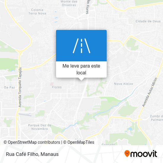 Rua Café Filho mapa