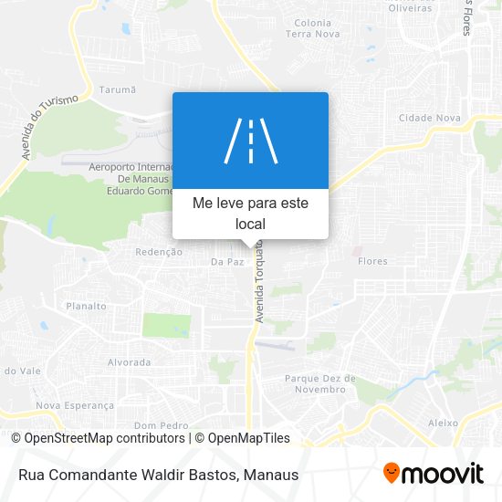 Rua Comandante Waldir Bastos mapa