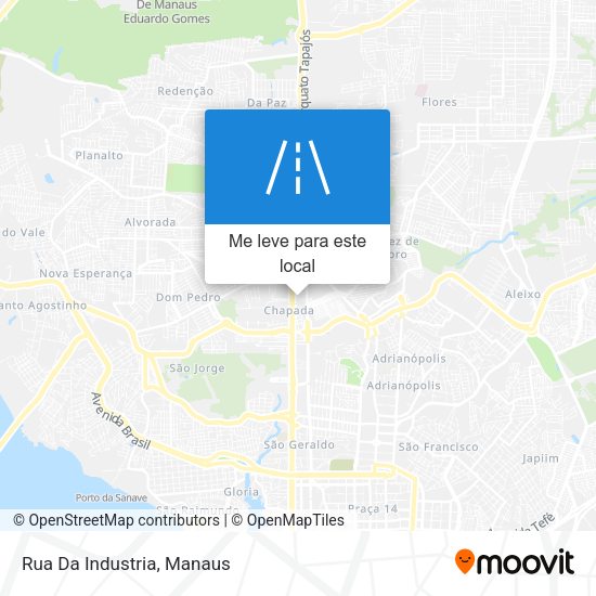 Rua Da Industria mapa